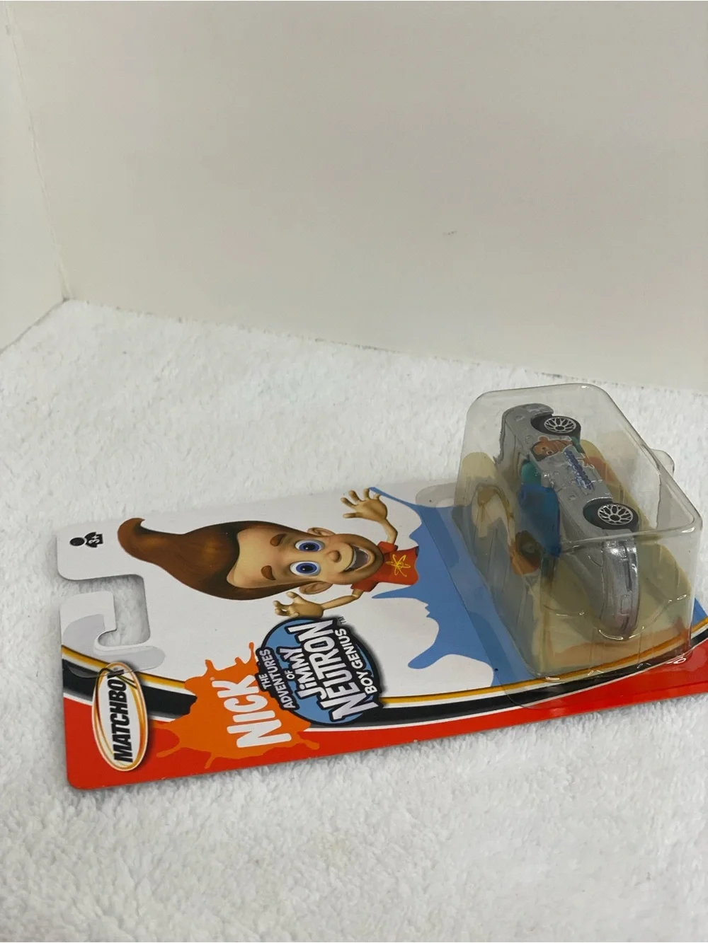 Matchbox Adventures of Jimmy Neutron Boy Genius Convertible 1:64 Diecast Car NEW